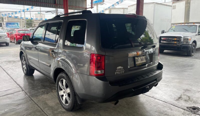 
HONDA Pilot 3 row Suv 4 pts piel 2013 full									